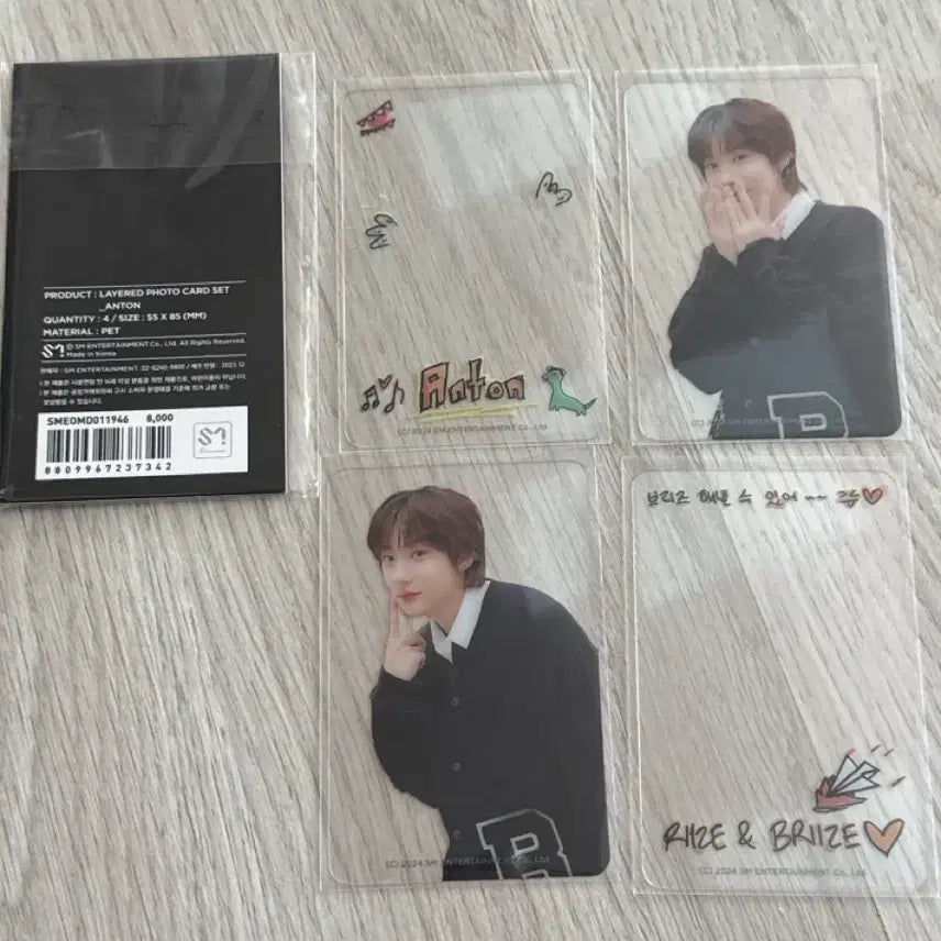 [BUNJANG] RIIZE Clear Photocard Set / 라이즈 투명 포카