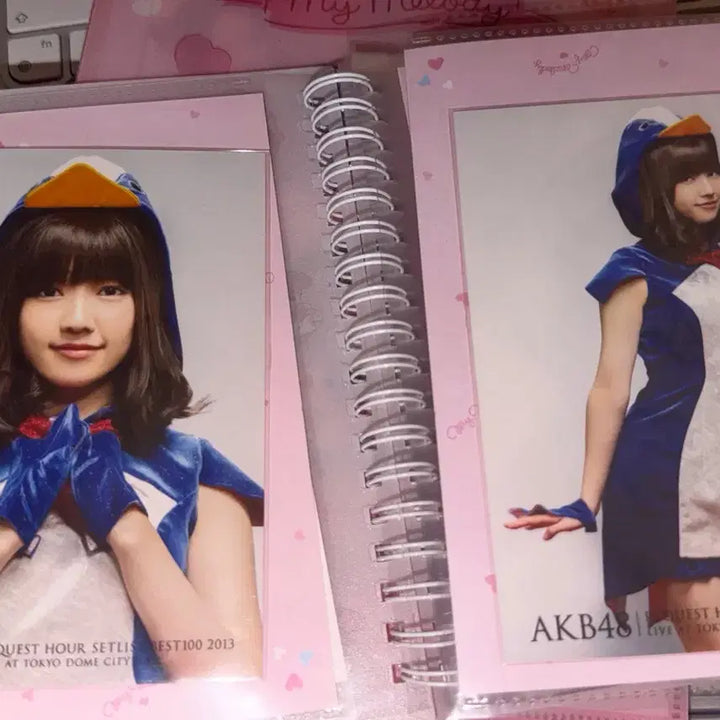 [BUNJANG] AKB48 Haruka Shimazaki Paruru "Hashire Penguin" Chekisa Set / akb48 시마자키 하루카 파루루 생사진 사진 하시레 펭귄 달려라 펭귄