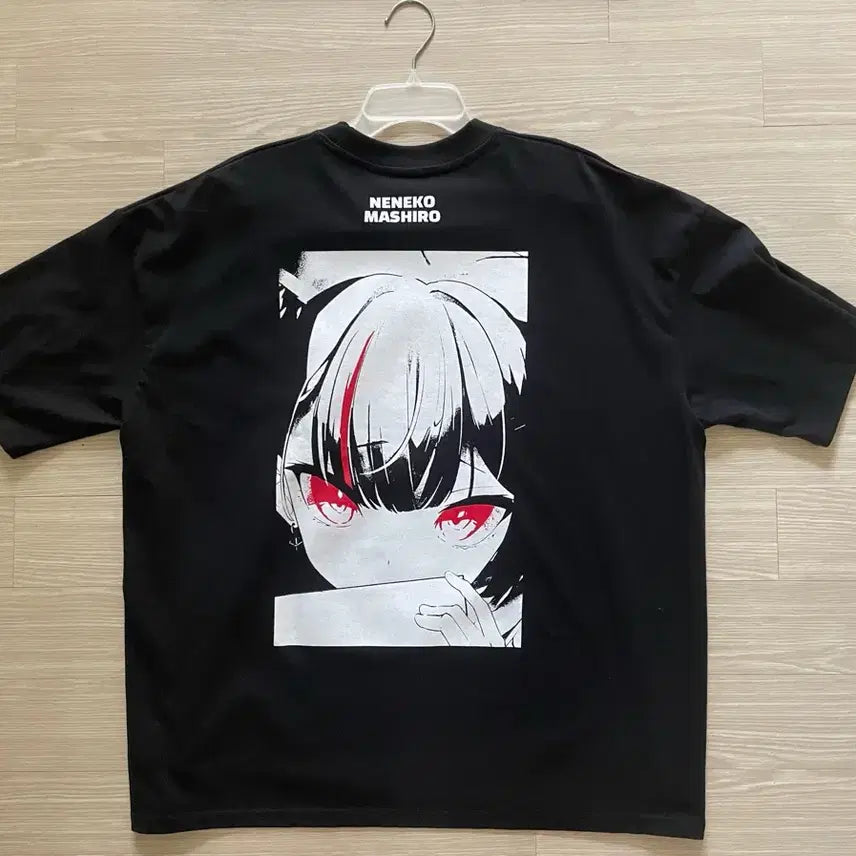 [BUNJANG] Stellive NeneKo Mashiro Printed Short Sleeve T-Shirt (Men&