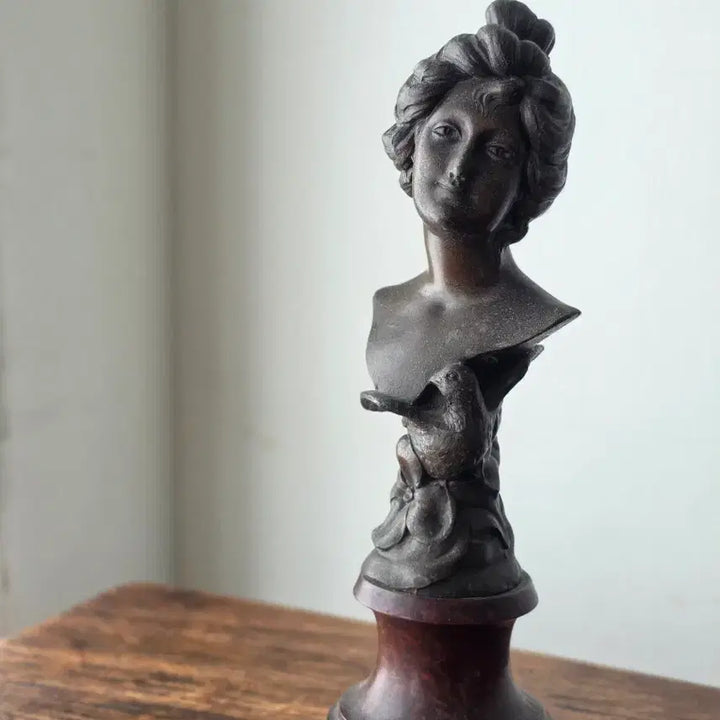 [BUNJANG] French Art Nouveau Style Antique Woman Bust Sculpture Interior Decor / 프랑스 앤틱 여인 흉상 오브제 / 아르누보 스타일 조각상 / 인테리어 소품