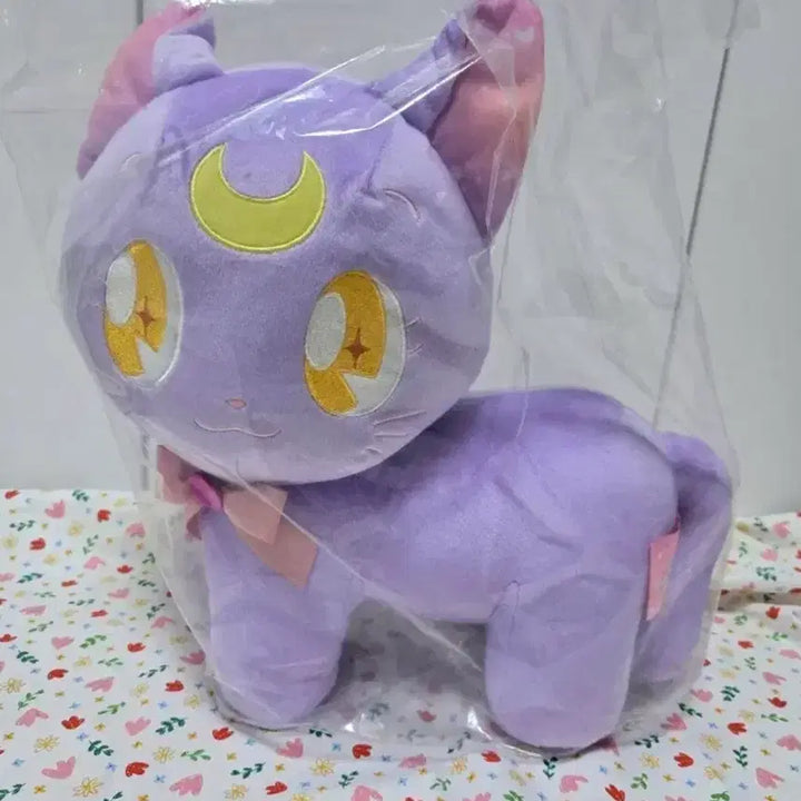 [BUNJANG] Sailor Moon Luna Cat Plush (Purple) / 세일러문 루나 고양이 인형 보라색
