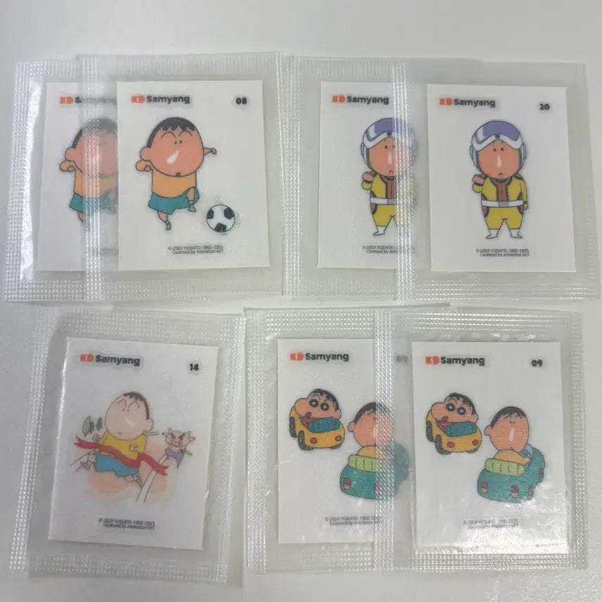 [BUNJANG] Crayon Shin-chan SsamYong Sticker Collection (7-piece Bundle Set) / 짱구 스티커 짱구는 못말려 삼양 스티커 띠부씰
