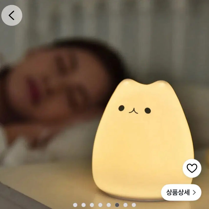[BUNJANG] Little Cat Silicone Mood Lamp - New Condition / (새상품/할인가능!) 리틀캣 실리콘 고양이 모양 무드등