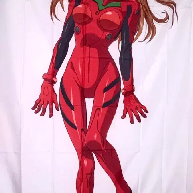 [BUNJANG] Evangelion Asuka Langley Tapestry Bed Cover / 에반게리온 아스카 랑그레이 테피스트리 침대커버