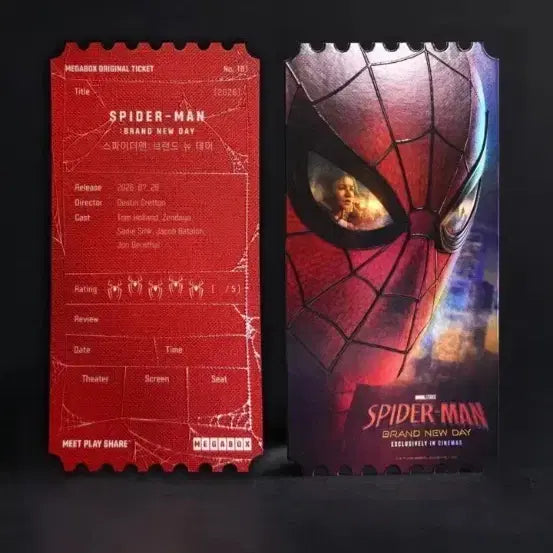 [BUNJANG] Spider-Man: No Way Home Original Ticket Set A+B / 스파이더맨 브랜드 뉴 데이 오리지널티켓 A+B 구입합니다.