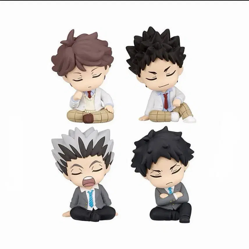 [BUNJANG] Haikyu!! Shoulder Gription Figure 4-Piece Set / 서비스 증정!!(새상품) 하이큐!! 어깨쿵 피규어 4종 세트