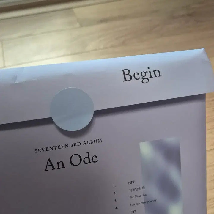 [BUNJANG] Seventeen An Ode Begin Album / 세븐틴 An Ode Begin 앨범