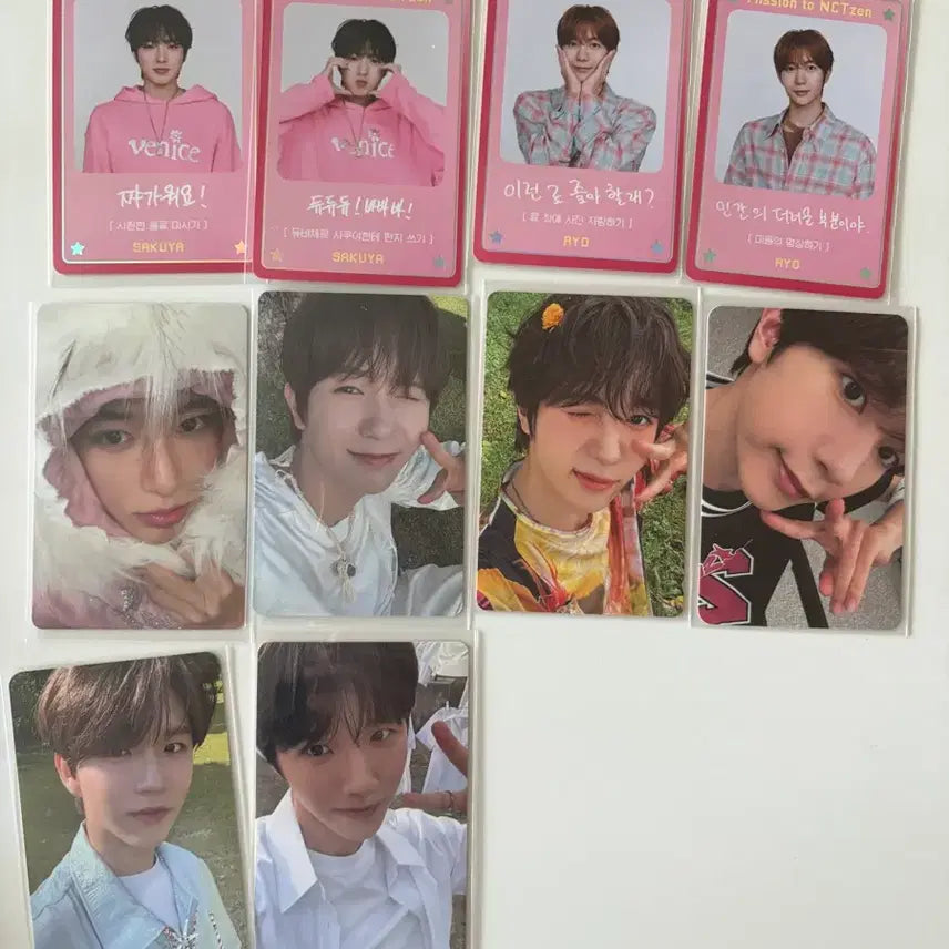 [BUNJANG] NCT WISH Sakuya Photocard Bundle Set / 엔시티 위시 사쿠야 포카 일괄 판매합니다 으쌰으쌰 공차