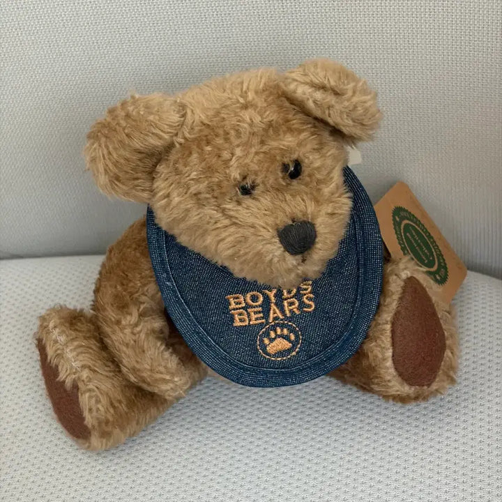 [BUNJANG] Boyds Bears Baby Bib Bear Plush / 보이즈베어 턱받이 곰인형