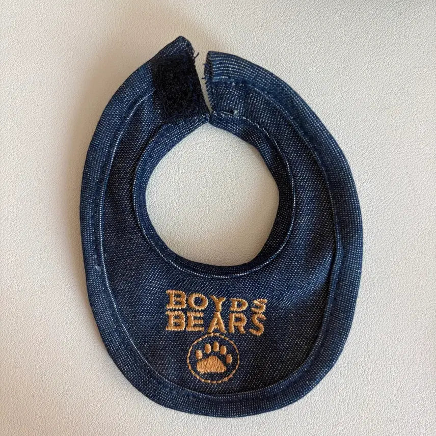 [BUNJANG] Boyds Bears Baby Bib Bear Plush / 보이즈베어 턱받이 곰인형