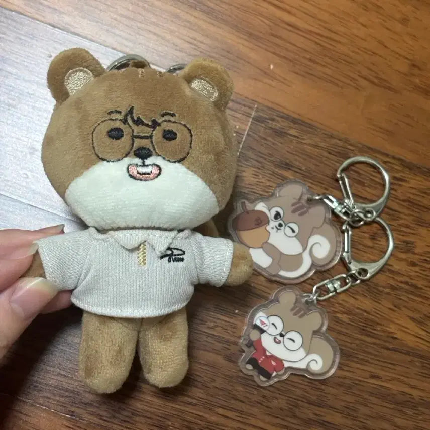 [BUNJANG] T1 Doran Onseti Plush Doll &amp; Keyring Bundle Set / 티원 T1 도란 온세티 인형, 키링 일괄