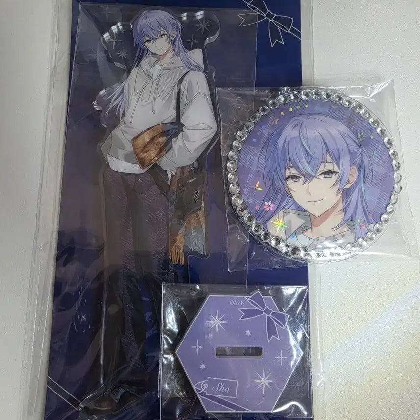 [BUNJANG] Nijisanji Hoshirube Sho Winter Date Acrylic Badge / 니지산지 호시루베 쇼 윈터데이트 아크릴 뱃지