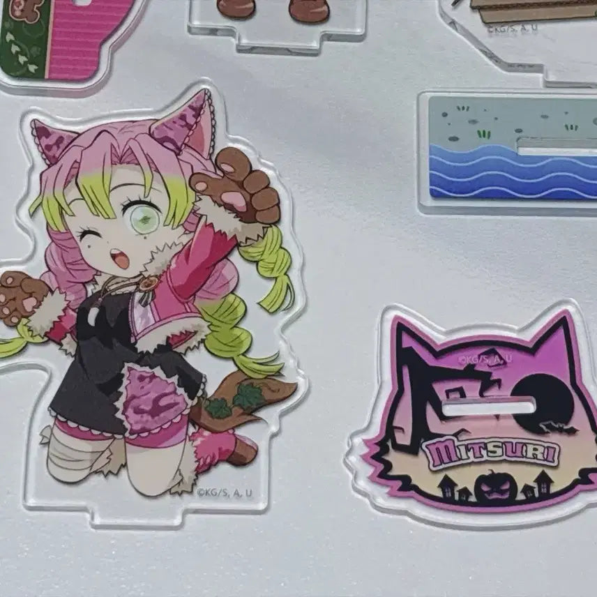 [BUNJANG] Demon Slayer Mitsuri Kanroji Acrylic Stand Bundle / 귀멸의 칼날 미츠리 아크릴 스탠드 일괄 판매
