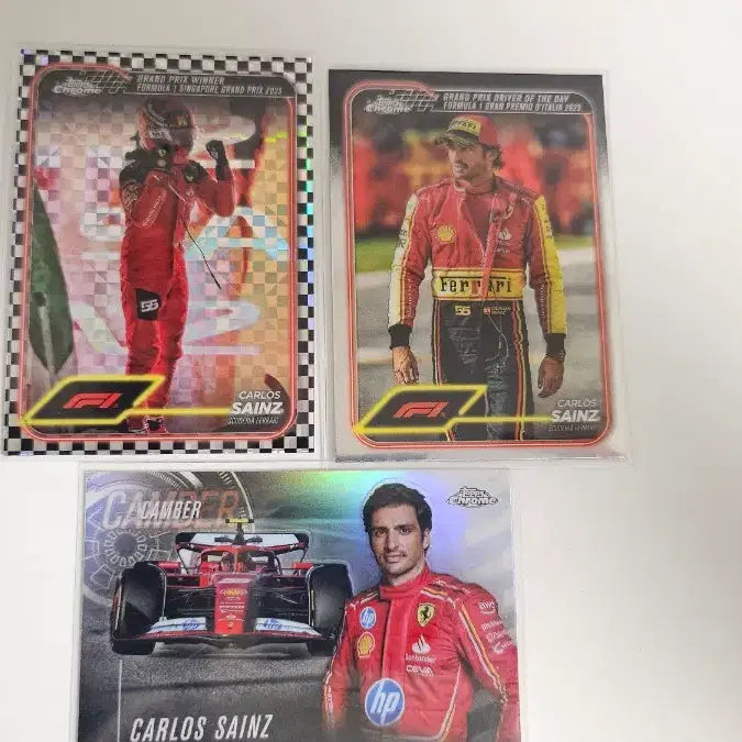 [BUNJANG] Carlos Sainz 2025 Tops Trading Card Bundle / F1 25탑스 카를로스 사인츠 일괄판매함니다