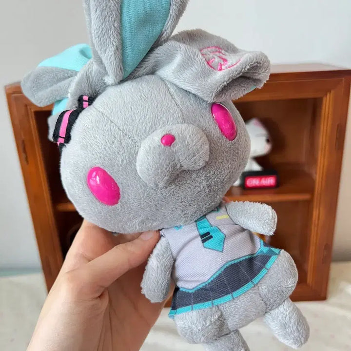 [BUNJANG] Miku Universal Rabbit Plush Keychain / 미쿠 범용토끼 릴패스 인형 키링