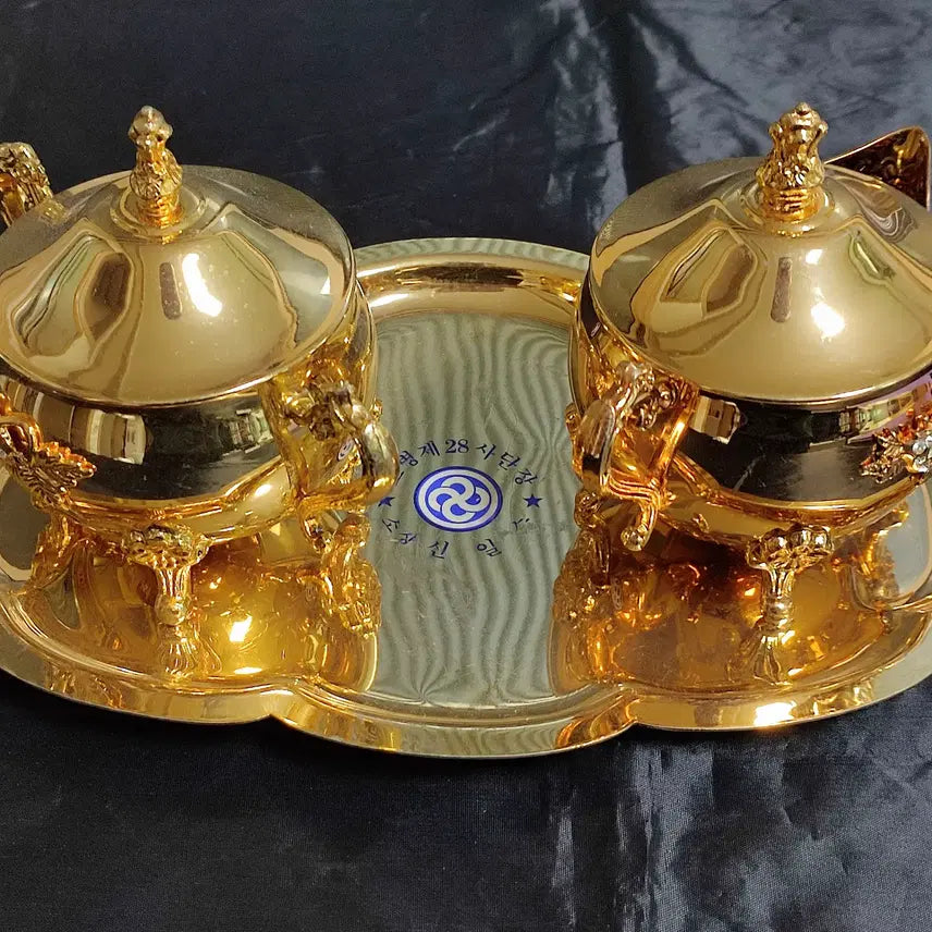 [BUNJANG] Infantry Division 28 Commander Shin Il-soo 24K Gold Plated Lamp / 휘귀/ 군사자료 *보병제28사단장*24K금도금 멋진 램프잔