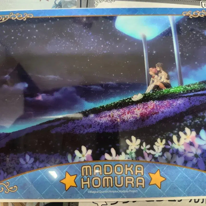 [BUNJANG] Magical Girl Madoka Magica Flat Gacha Clear Poster &amp; Clear Card Bundle Set / 일괄)마법소녀 마도카 마기카 플랫가챠 클리어포스터 클리어카드