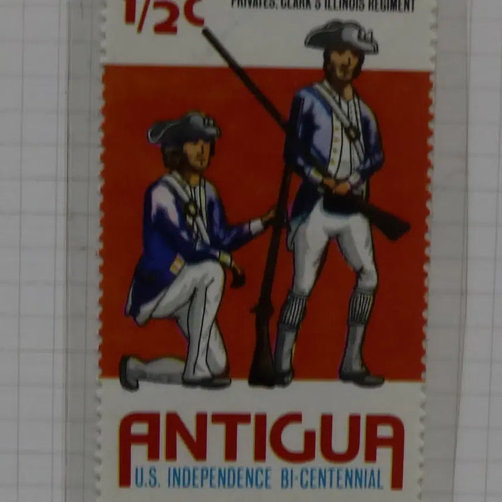 [BUNJANG] Foreign Stamp No. 99 Antigva 1 Type Single / [외국 우표 NO.99] 안티과 1종 싱글