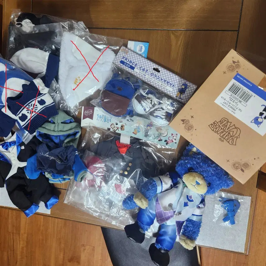 [BUNJANG] UtaPri Prince Cat Masato 1st Anniversary Plush Doll &amp; Costume Set / 우타프리 프린스캣 시에로(마사토) 1주년 뼈캣 및 의상 세트