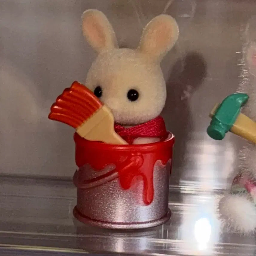 [BUNJANG] Sylvanian Families Baby Architects Rabbit Blind Bag Figure / 실바니안 블라인드팩 아기 건축가 토끼