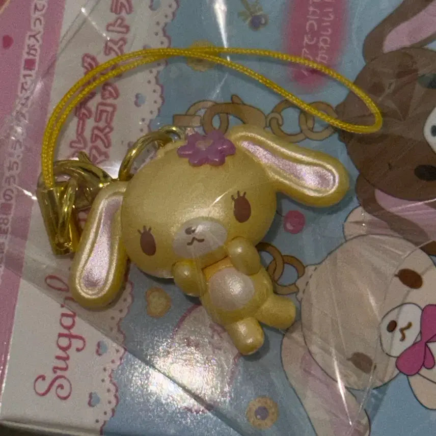 [BUNJANG] Sanrio Sugarbunnies Nic Strap Random Spinns Hanausa / 산리오 슈가바니즈 슈가버니즈 키링 nic 스트랩 랜덤 스핀스 하나우사