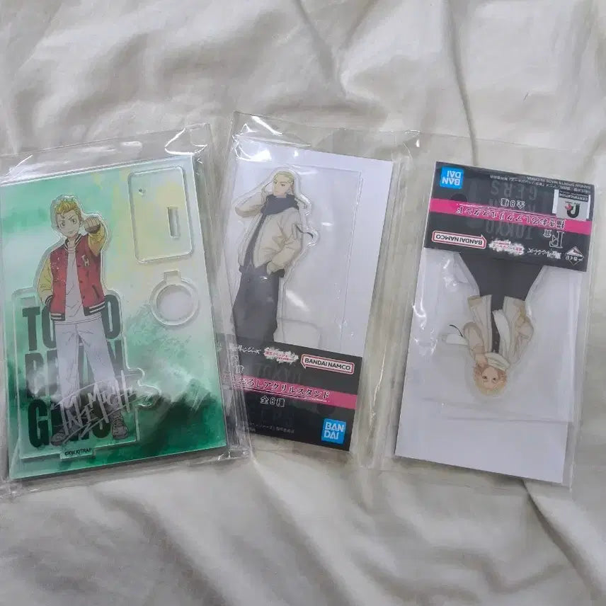 [BUNJANG] Tokyo Revengers Mikey, Draken, Takemichi Acrylic Stand Set / 도리벤 도쿄리벤져스 마이키 드라켄 타케미치 아크릴 스탠드 판매