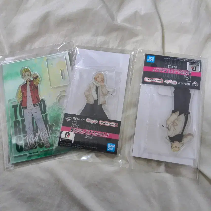 [BUNJANG] Tokyo Revengers Mikey, Draken, Takemichi Acrylic Stand Set / 도리벤 도쿄리벤져스 마이키 드라켄 타케미치 아크릴 스탠드 판매