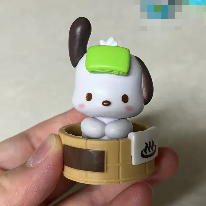 [BUNJANG] Pochacco Bath Figure / 포차코 목욕(온천) 피규어