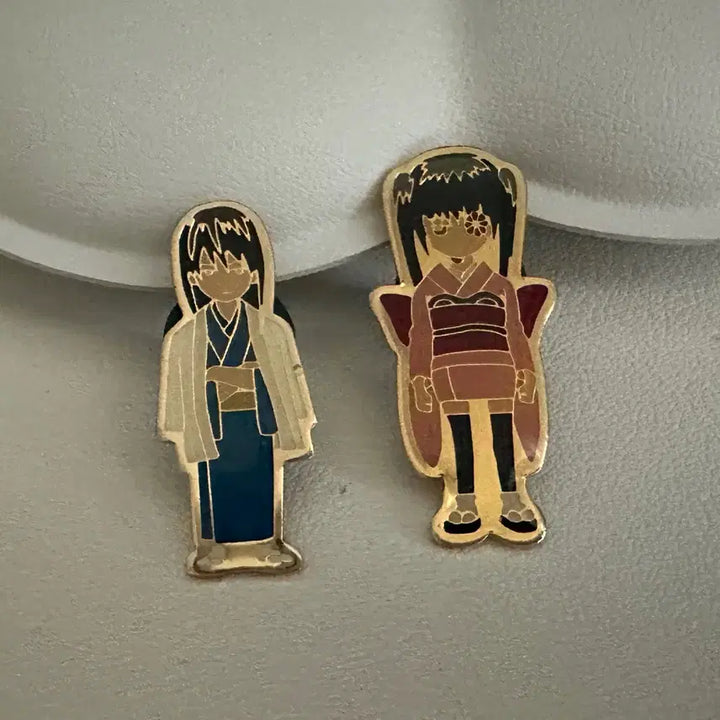[BUNJANG] Gintama Zura Kyubey Pin Badge Set / 은혼 즈라 큐베 핀뱃지