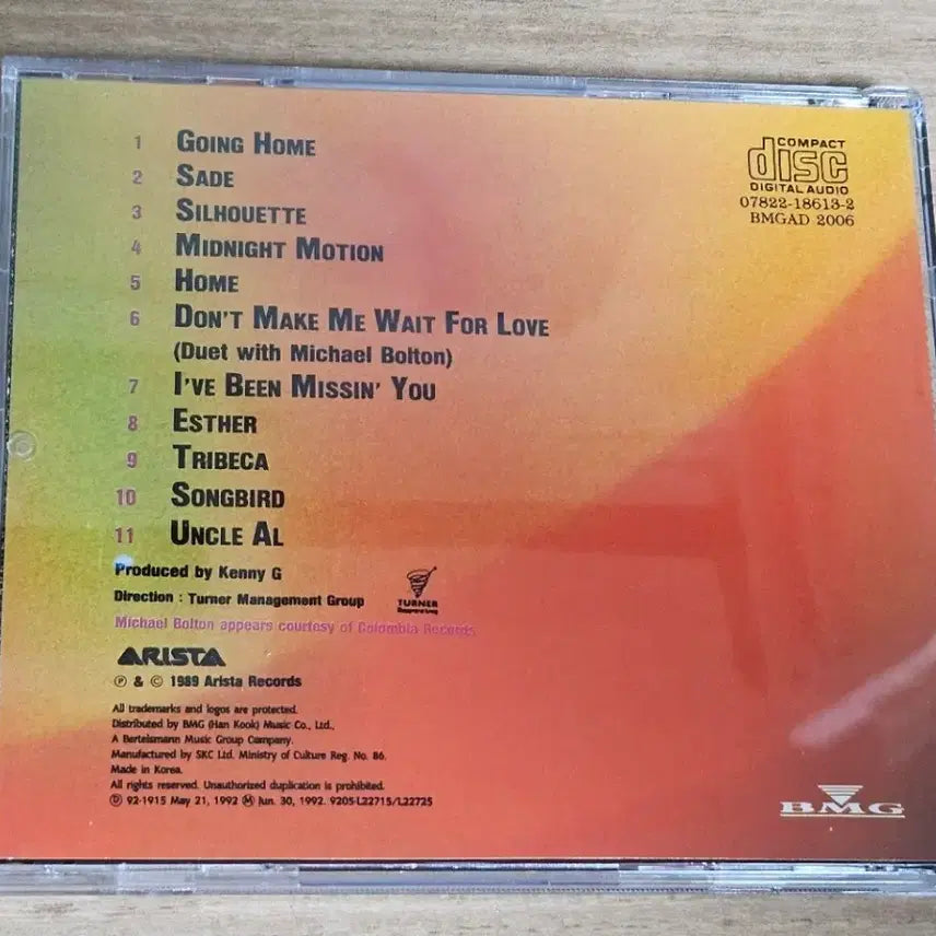 [BUNJANG] Kenny G Live CD / Kenny G - Live (CD)
