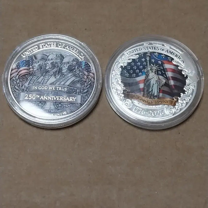 [BUNJANG] USA 250th Anniversary Coin 2-Coin Set / 미국 250주년기념주화2종세트