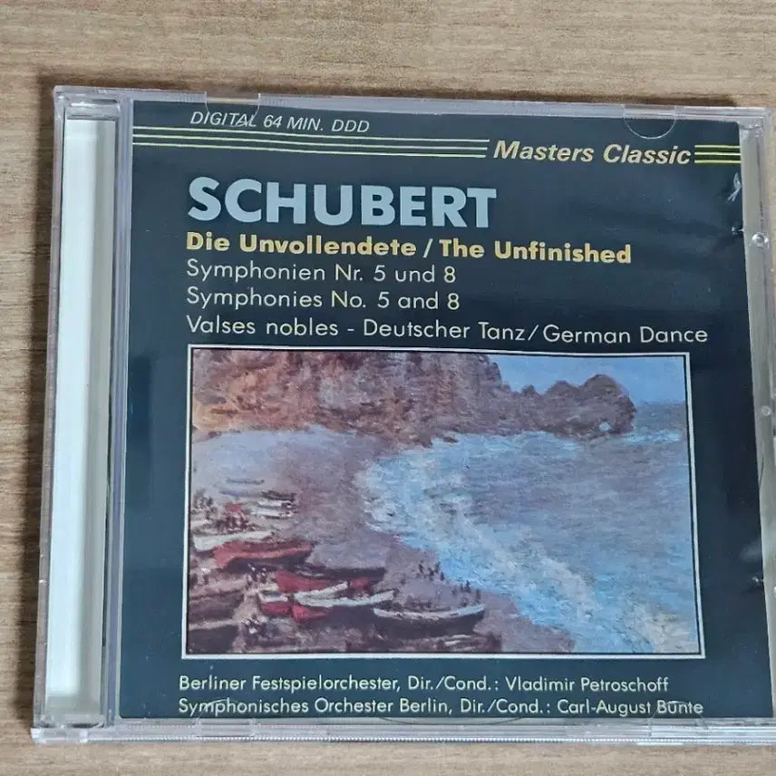 [BUNJANG] Schubert Symphony No. 8 "Unfinished" &amp; Symphony No. 5, 7 Waltzes, German Dance CD / Schubert - Symphony No. 8 "Unfinished" / Symphony No. 5 / 7 Waltzes / German Dance (수입CD)