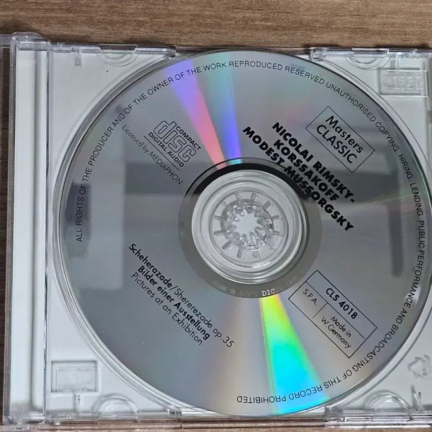 [BUNJANG] Rimsky-Korsakov Scheherazade / Mussorgsky Pictures at an Exhibition Imported CD / Rimsky-Korsakov - Scheherazade / Modest Mussorgsky - Pictures at an Exhibition (수입CD)