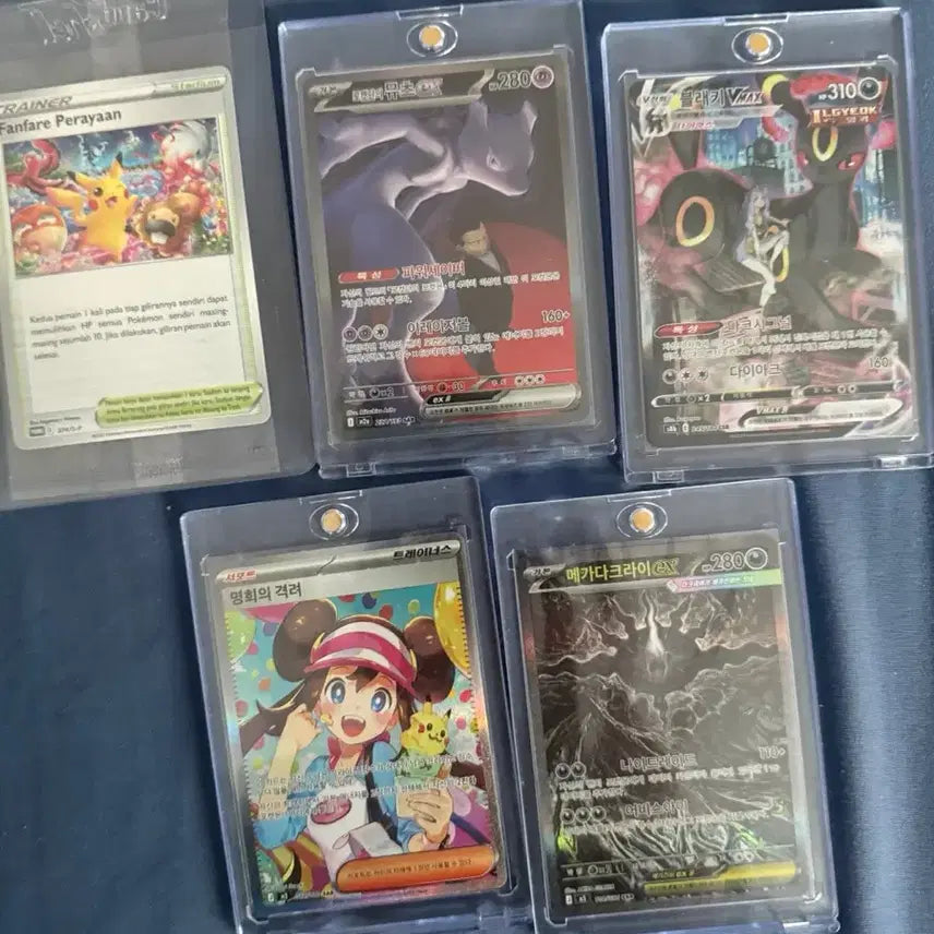 [BUNJANG] Pokemon Cards - Mewtwo, Black Kyurem, Mega Darkrai, N, Panpour / 포켓몬 카드 판매 및 교환
