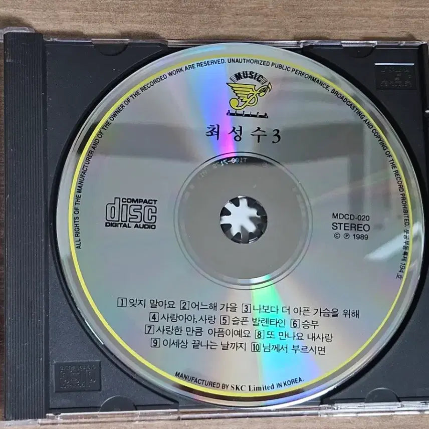 [BUNJANG] Choi Sung Soo 3rd Album (CD) / 최성수3집 (CD)