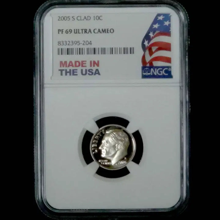 [BUNJANG] 2005 United States Roosevelt Dime NGC PF 69 / 2005년도 원다임 미사용 프루프 NGC PF 69등급