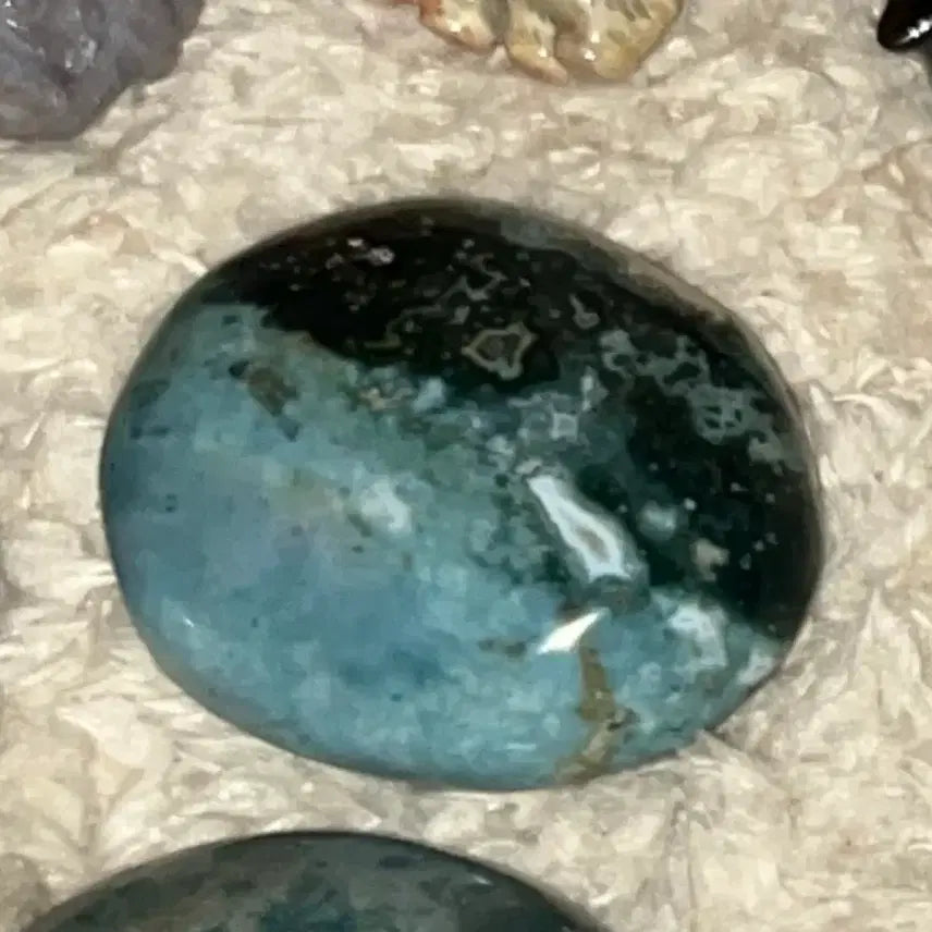 [BUNJANG] Amazonite Ocean Jasper Palmstone / 천연원석 아마조나이트 오션재스퍼 해양마노 민트 팜스톤 원석 천연석
