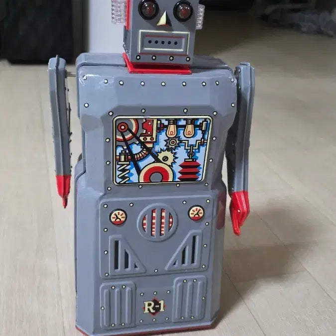 [BUNJANG] Vintage R-1 Tin Robot / 빈티지 R-1양철로봇 바보로봇