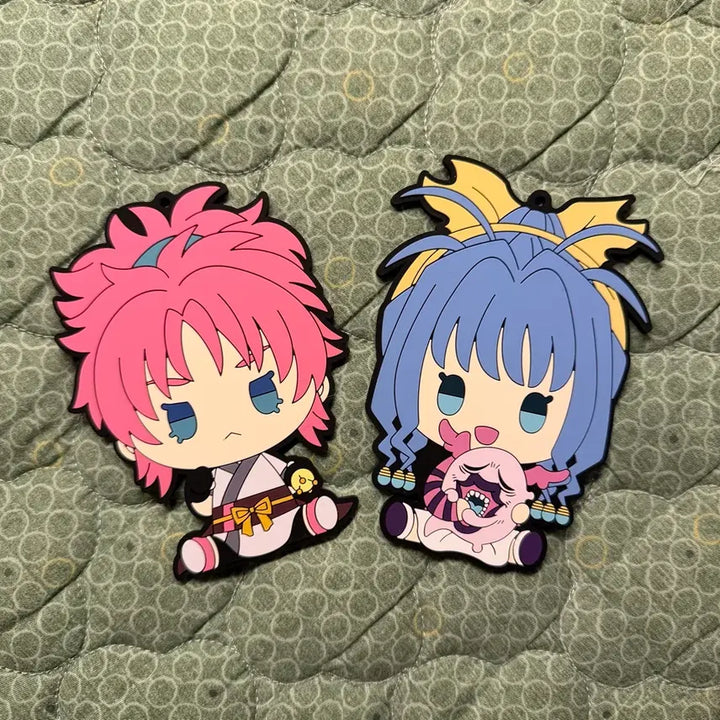 [BUNJANG] Hunter x Hunter Ichiban Kuji F Prize Rubber Coaster Machi &amp; Neon Bundle Set / 헌터X헌터 제일복권 이치방쿠지 F상 러버코스터 마치&amp;레온 일괄