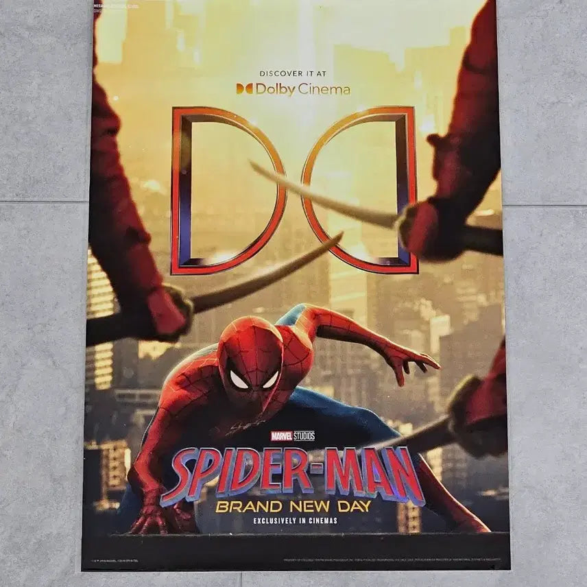 [BUNJANG] Spider-Man Brand New Day Dolby Poster / 스파이더맨 브랜드 뉴 데이 돌비 포스터