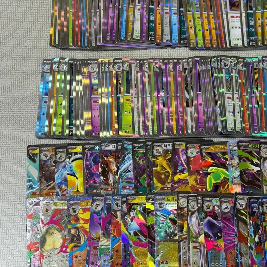 [BUNJANG] Pokemon Cards Normal &amp; Holo R RR Set Approx. 1230 Cards (Includes High Class) / 포켓몬카드 일반카드 홀로 R RR 약1230장 일괄 상태최상 (하이클래스포함)