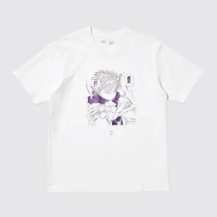[BUNJANG] Uniqlo Jujutsu Kaisen Gojo Satoru Short Sleeve T-Shirt / 유니클로 주술회전 고죠 사토루 반팔 상의