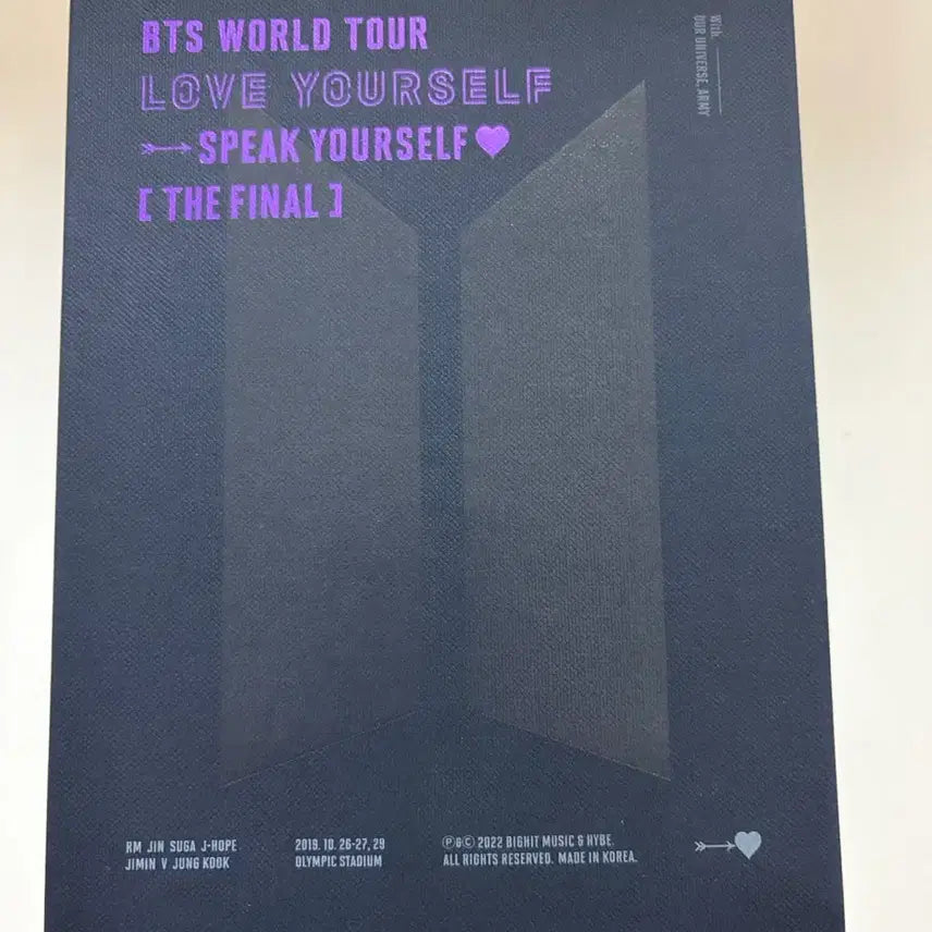 [BUNJANG] BTS Special Edition Blu-ray Set The Final / 방탄 bts 스픽콘 더 파이널 블루레이 풀세트