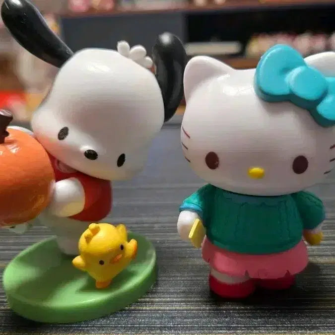 [BUNJANG] Hello Kitty x Pochacco Figure Bundle Set / 키티 포차코 피규어 일괄