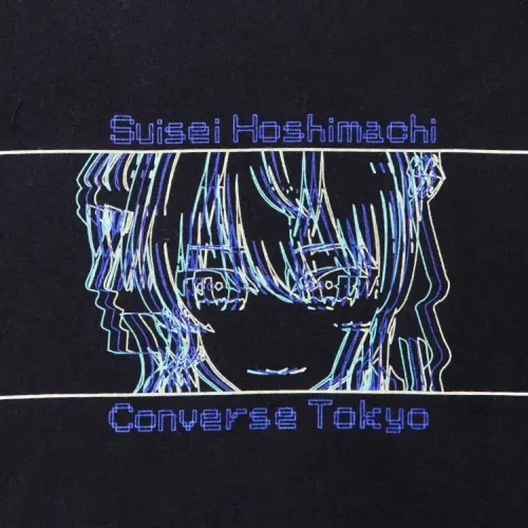 [BUNJANG] Hololive Hoshimachi Suisei Collaboration T-Shirt / 홀로라이브 컨버스 호시마치 스이세이 콜라보 티셔츠 판매