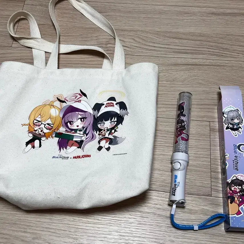 [BUNJANG] Blue Archive Cheering Rod &amp; Eco Bag / 블루아카이브 응원봉 &amp; 에코백