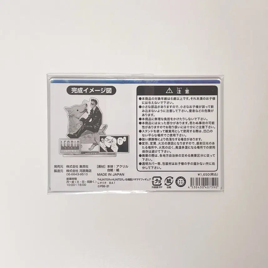 [BUNJANG] Hunter x Hunter Leorio 2021 Diorama / 헌터헌터 헌헌 레오리오 디오라마 2021
