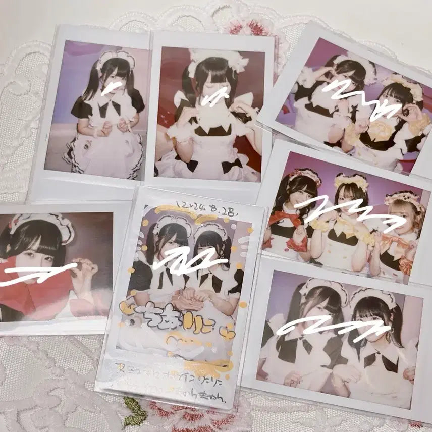 [BUNJANG] Japanese Maid Cafe Cheki Bundle Set / 일본 메이드카페 체키 일괄
