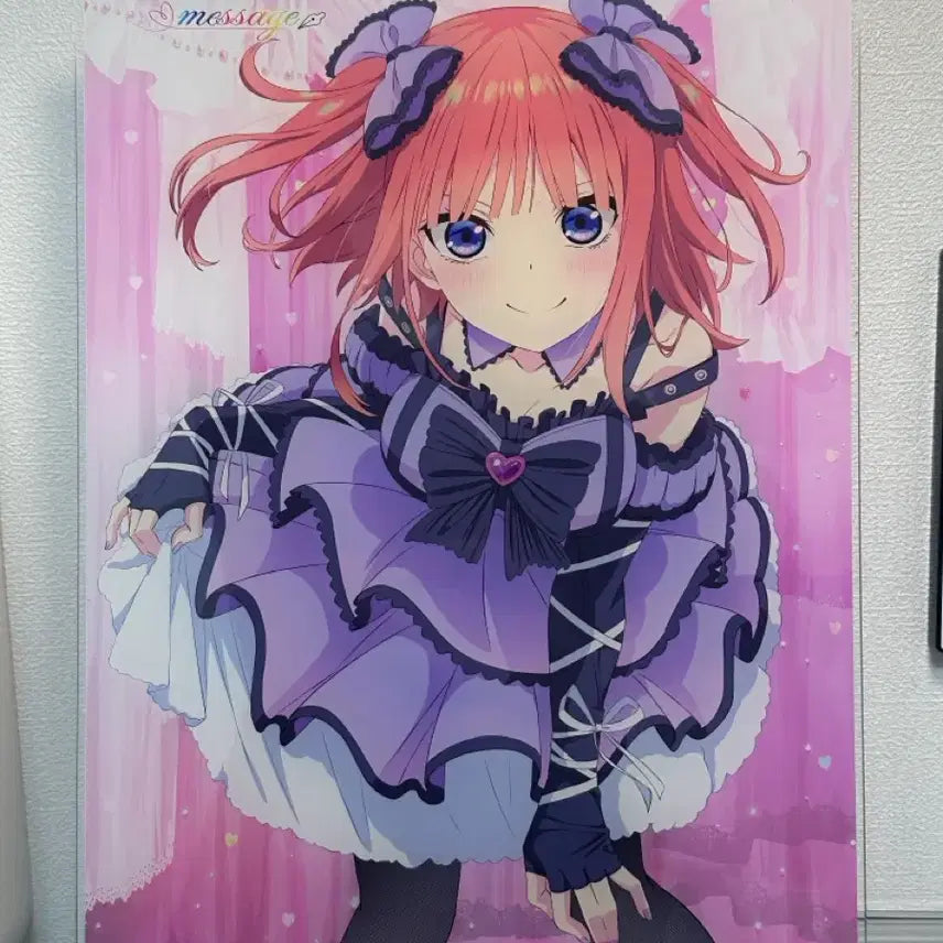 [BUNJANG] The Quintessential Quintuplets Nakano Nino Large Acrylic Panel Stand / 5등분의 신부 나카노 니노 대형 아크릴 패널 스탠드