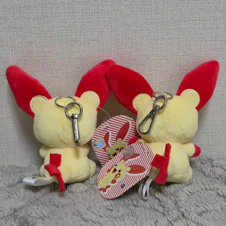 [BUNJANG] Pokemon Plush Keychain Set / 포켓몬 인형 키링 플러시 2종 일괄 세트
